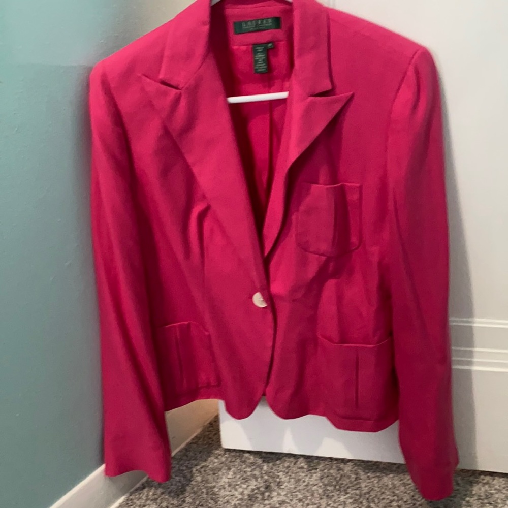 Ralph Lauren pink blazer